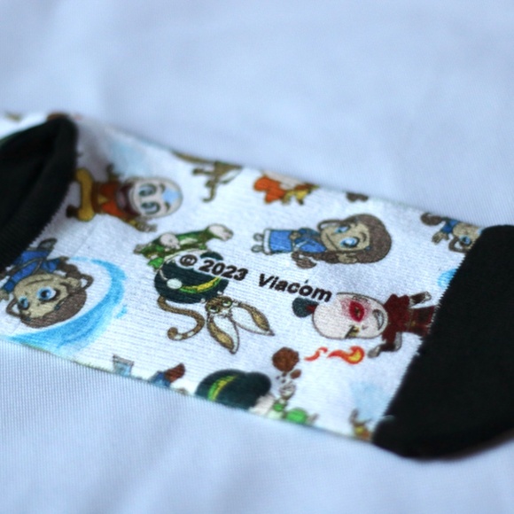 NEW Avatar The Last Airbender Socks - Chibi Characters - Men's Size 8-10 - Picture 3 of 5